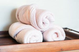 pliage serviette spa